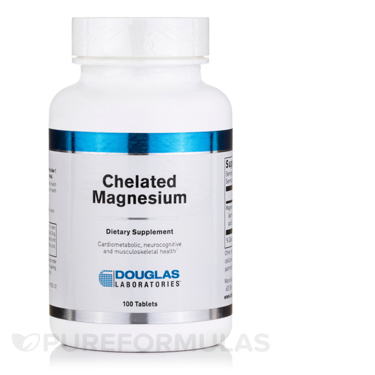 Основне фото товара Chelated Magnesium, Магній Хелат, 100 таблеток