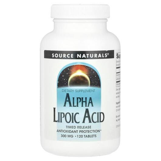 Основне фото товара Alpha Lipoic Acid 600 mg, Альфа-ліпоєва, 120 таблеток