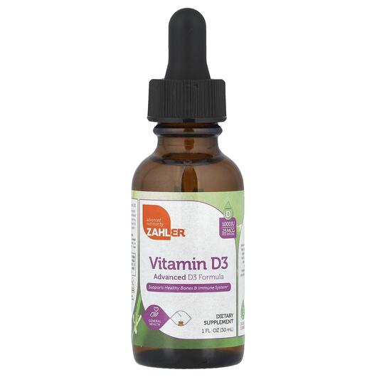 Основне фото товара Vitamin D3 Advanced D3 1000 IU Formula, Вітамін D3 Холекальциферо