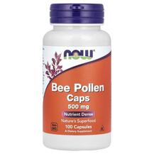 Bee Pollen Caps 500 mg Пчелиная пыльца 500 мг NOW