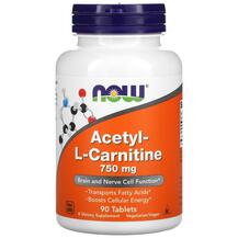 Acetyl-L-Carnitine Ацетил-L-Карнитин 750 мг NOW Acetyl-L-Carnitine Ацетил-L-Карнитин 750 мг NOW