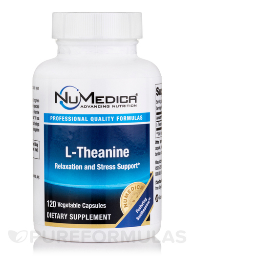 Основное фото товара NuMedica, L-Теанин, L-Theanine, 120 капсул