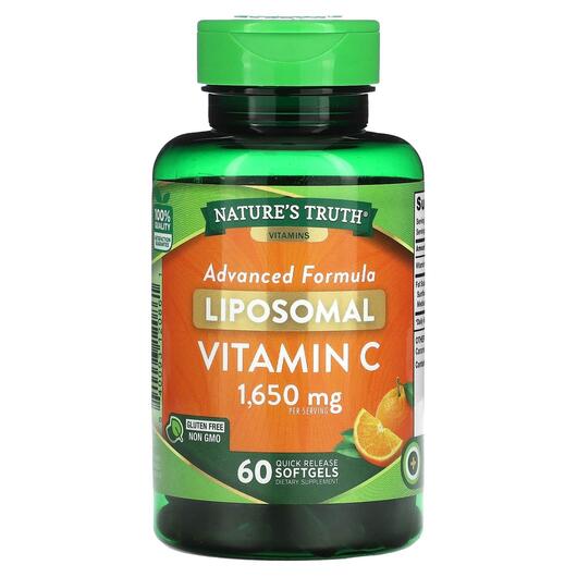 Основне фото товара Liposomal Vitamin C Advanced Formula, Вітамін C Ліпосомальний, 60