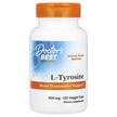 Фото товару Doctor's Best, L-Tyrosine 500 mg, L-Триптофан 500 мг, 120 ка