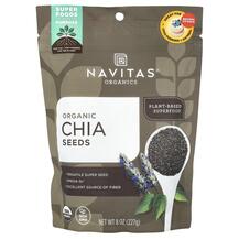 Organic Chia Seeds Семена Чиа Navitas Organics 227 г