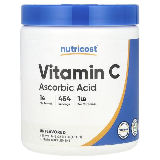 Основне фото товара Vitamin C Ascorbic Acid Unflavored, Вітамін C Аскорбінова кислота