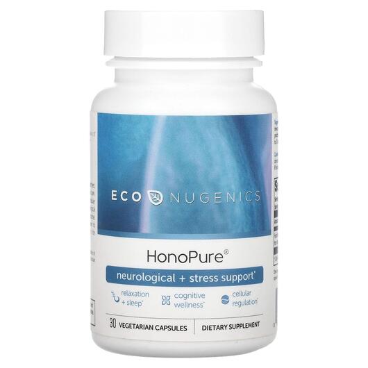 Основне фото товара Econugenics, HonoPure, Підтримка стресу, 30 капсул