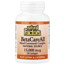 Лютеїн BetaCareAll Plus Lutein & Lycopene 25000 IU