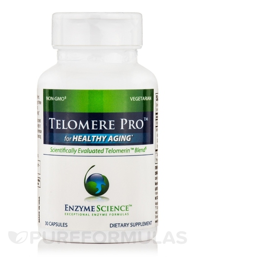 Основне фото товара Enzyme Science, Telomere Pro, Клітинне здоров'я, 30 капсул