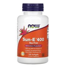 Огляд на Вітамин E Sun-E 400 NOW 120 капсул Огляд на Вітамин E Sun-E 400 NOW 120 капсул