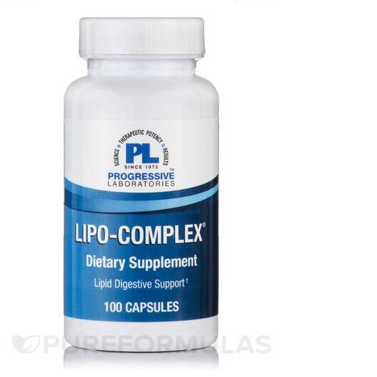 Основне фото товара Progressive Labs, Lipo-Complex, Підтримка печінки, 100 капсул