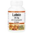 Natural Factors, Lutein 20 mg, Лютеїн, 60 капсул