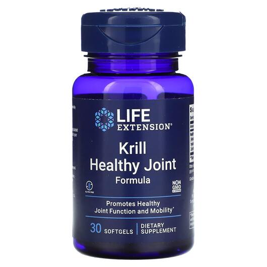 Основне фото товара Krill Healthy Joint Formula, Підтримка суглобів, 30 капсул