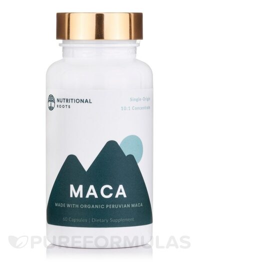 Основне фото товара Nutritional Roots, Maca 10:1 Concentrate, Мака, 60 капсул