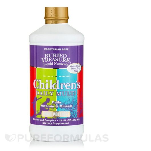Основне фото товара Buried Treasure, Children’s Daily Multi, Мультивітаміни, 47