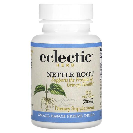 Основне фото товара Eclectic Herb, Nettle Root 300 mg, Кропива 300 мг, 90 капсул
