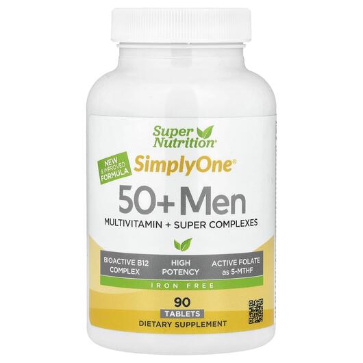 Основне фото товара Simply One Men's 50+ Multivitamin with Super Adaptogens, Зал