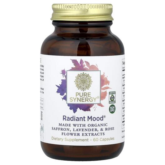 Основне фото товара Pure Synergy, Radiant Mood, Підтримка стресу, 60 капсул