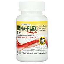 Гемаплекс Hema-Plex Softgels Natures Plus 60 капсул