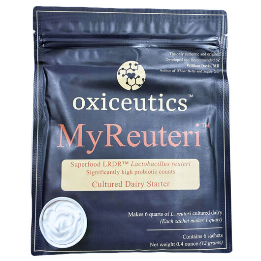 Основное фото товара Oxiceutics, Стартер для йогурта, MyReuteri 20 B CFU, 6 саше