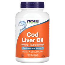 Cod Liver Oil 1000 mg Масло печени трески NOW
