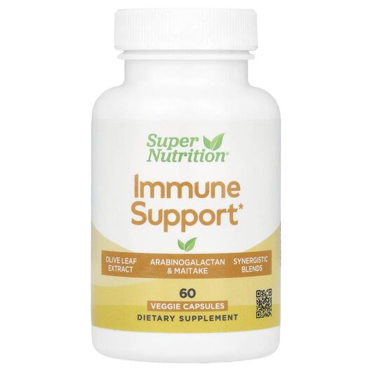 Основне фото товара Super Nutrition, Immune Support, Підтримка імунітету, 60 капсул