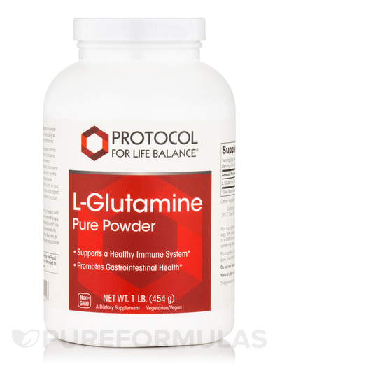 Основне фото товара L-Glutamine Pure Powder, L-Глутамін, 454 г