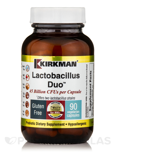 Основне фото товара Lactobacillus Duo Hypoallergenic, Лактобактерії Ацидофілус, 90 ка