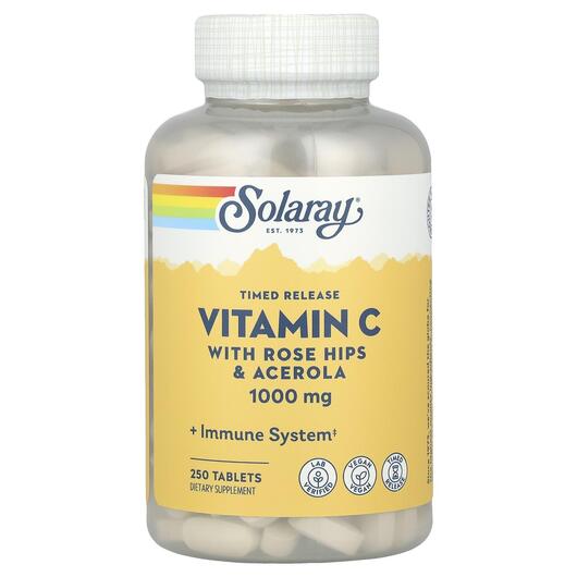 Основне фото товара Timed Release Vitamin C 1000 mg, Вітамін С 1000 мг, 250 таблеток
