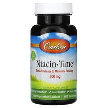 Niacin-Time 500 mg Витамин B3 Ніацин Carlson