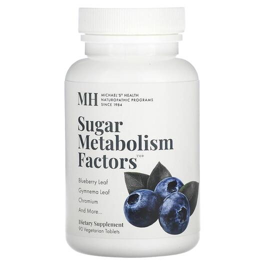 Основне фото товара MH, Sugar Metabolism Factors, Підтримка рівня цукру, 90 таблеток