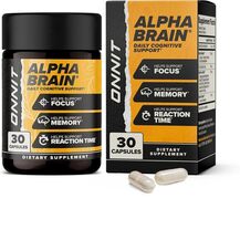 Alpha Brain Поддержка мозга Onnit 90 капсул Alpha Brain Поддержка мозга Onnit 90 капсул