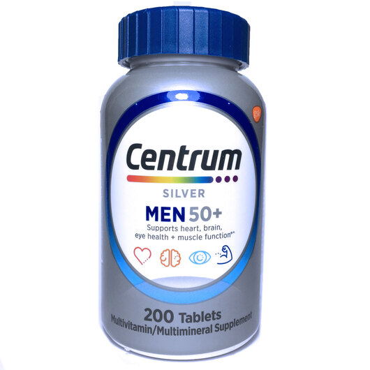 Основне фото товара Centrum, Silver Men 50+, Вітаміни для чоловіків, 200 таблеток