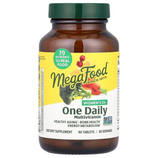 Основне фото товара MegaFood, Women's 55+, Вітаміни для жінок, 60 таблеток
