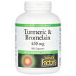 Turmeric & Bromelain 450 mg 180, Бромелайн, 180 капсул