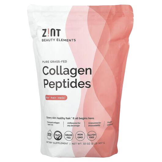 Основне фото товара Zint, Collagen Peptides, Яловичий колаген типів 1 і 3, 907 гр
