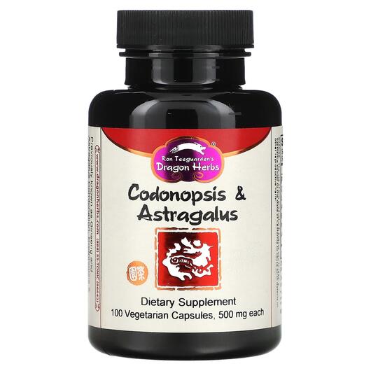 Основне фото товара Codonopsis & Astragalus 500 mg, Кодонопсис, 100 капсул