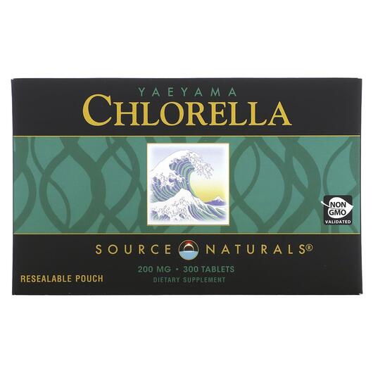Основне фото товара Yaeyama Chlorella 200 mg 300, Хлорела 200 мг, 300 таблеток
