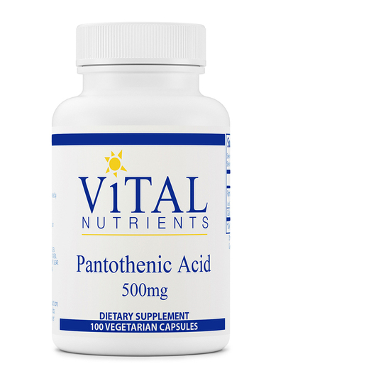 Основне фото товара Pantothenic Acid 500 mg, Вітамін B5 Пантотенова кислота, 100 капс