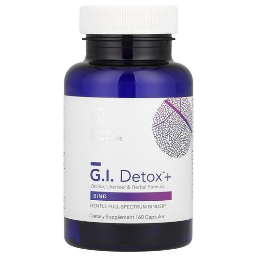 Основне фото товара Biocidin Botanicals, G.I. Detox+, Детокс та очищення, 60 капсул