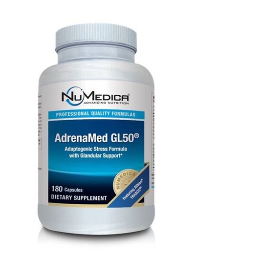 Основне фото товара NuMedica, AdrenaMed GL50, Підтримка наднирників, 180 капсул