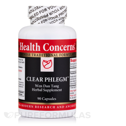 Основне фото товара Health Concerns, Clear Phlegm, Трави, 90 капсул