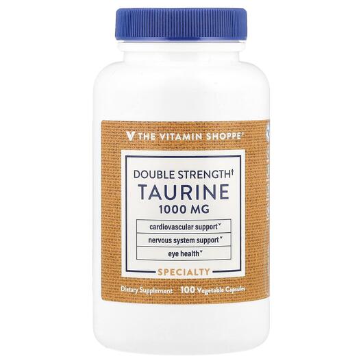 Основне фото товара Double Strength Taurine 1000 mg, L-Таурин, 100 капсул