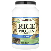 Raw Rice Protein Plain Рисовый протеин NutriBiotic