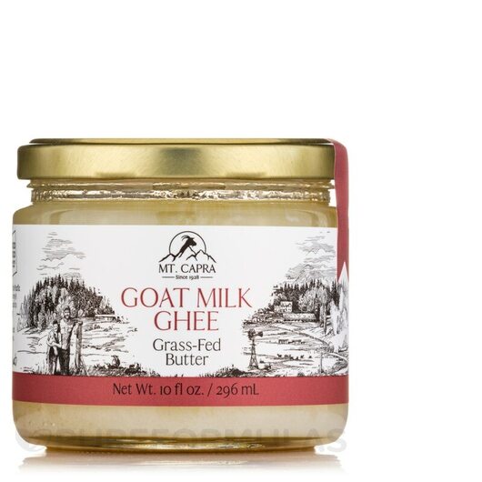 Основне фото товара Mt. Capra, Goat Milk Ghee Grass-Fed Butter, Козяче молоко, 296 мл