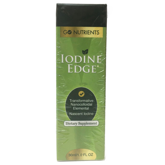 Основне фото товара Go Nutrients, Go Nutrients Iodine Edge, Йод, 30 мл