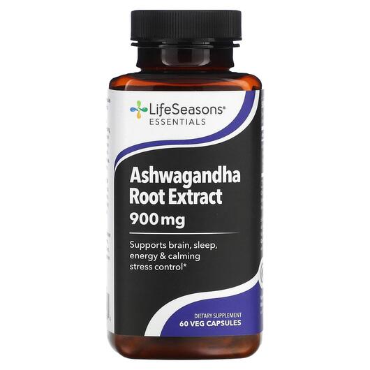 Основне фото товара Ashwagandha Root Extract 900 mg, Ашваганда, 60 капсул