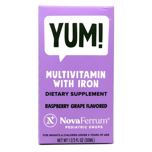 Основне фото товара YUM! Multivitamin with Iron, Рідке залізо для немовлят, 50 мл