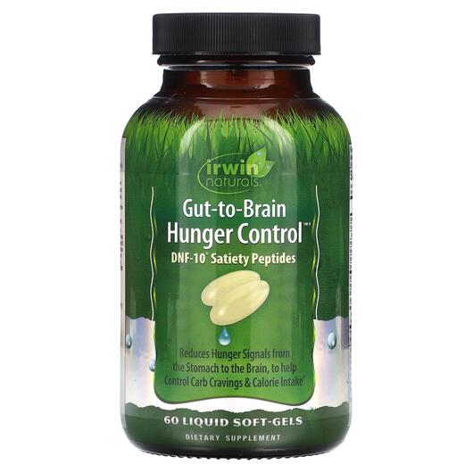 Основне фото товара Gut-To-Brain Hunger Control, Підтримка мозку, 60 капсул