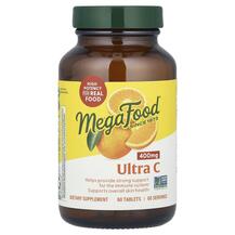 Ultra C-400 Витамин C MegaFood 60 таблеток